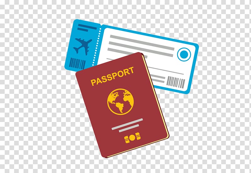 passport clipart plane ride