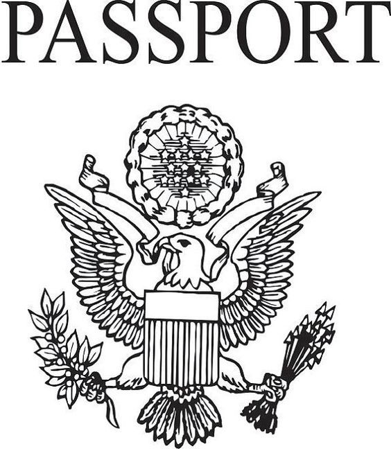 passport clipart pretend