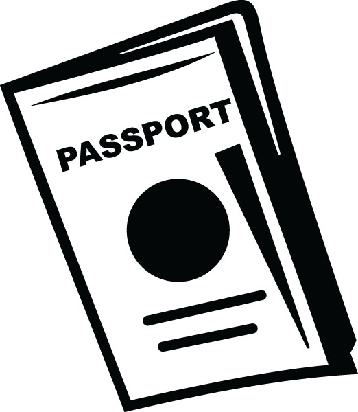 Passport clipart tourism. Clip art for custom