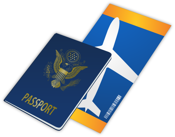 passport clipart traveled