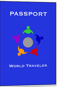 passport clipart world traveler