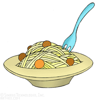 spaghetti clipart mee