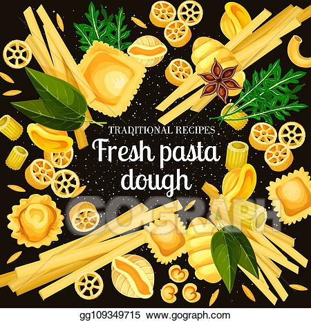 Pasta clipart stick. Vector stock italian dough