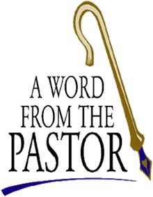 pastor clipart a word from our