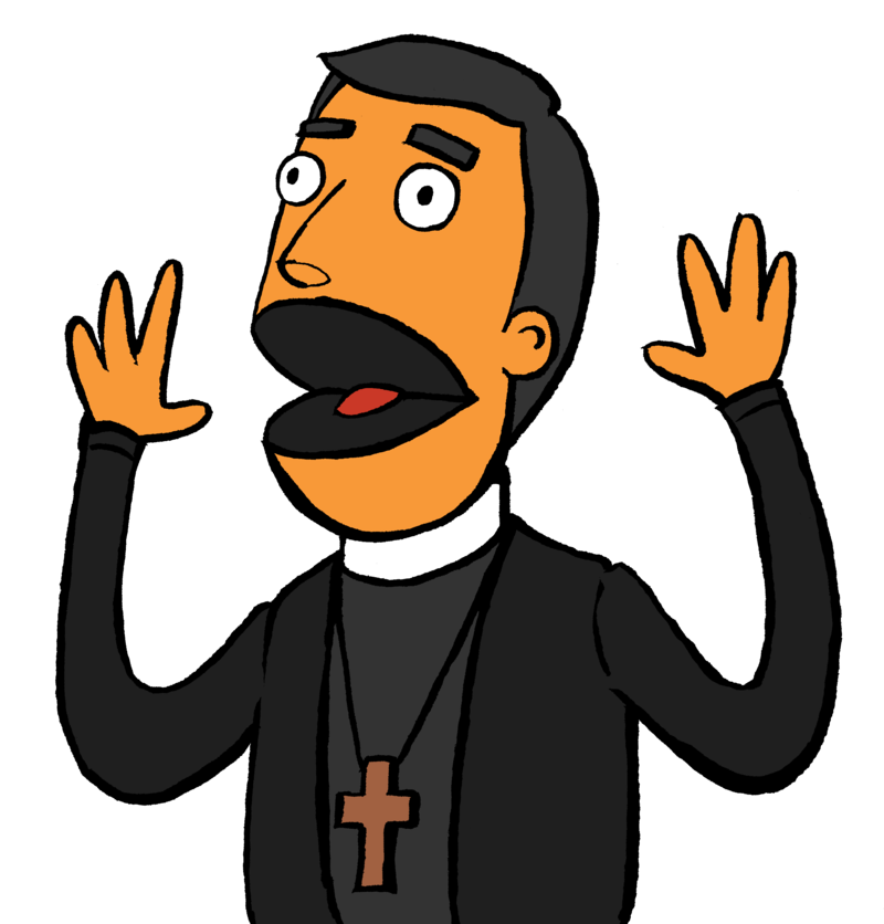 pastor clipart angry customer