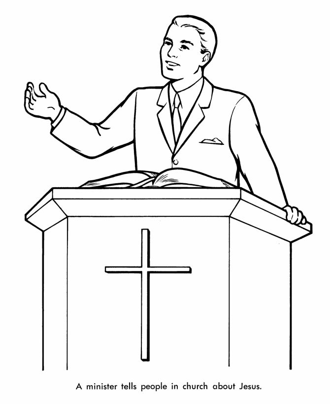 Pastor clipart black and white. Clipartxt 
