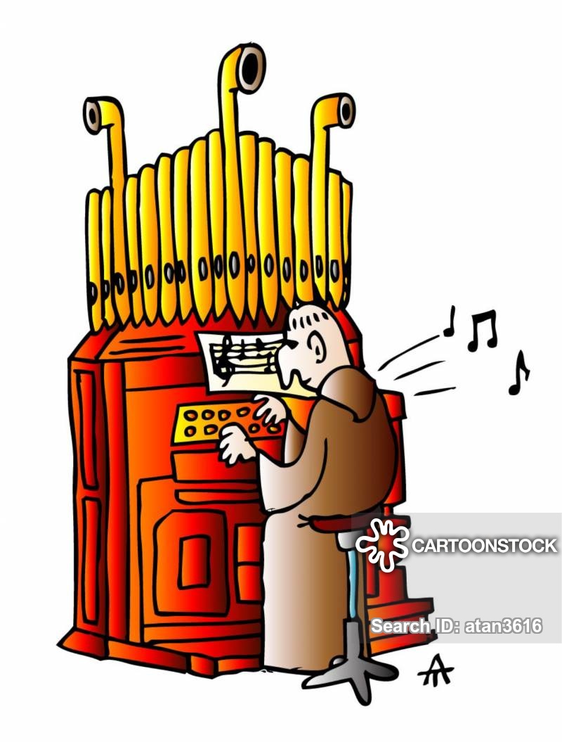 pastor clipart church organist