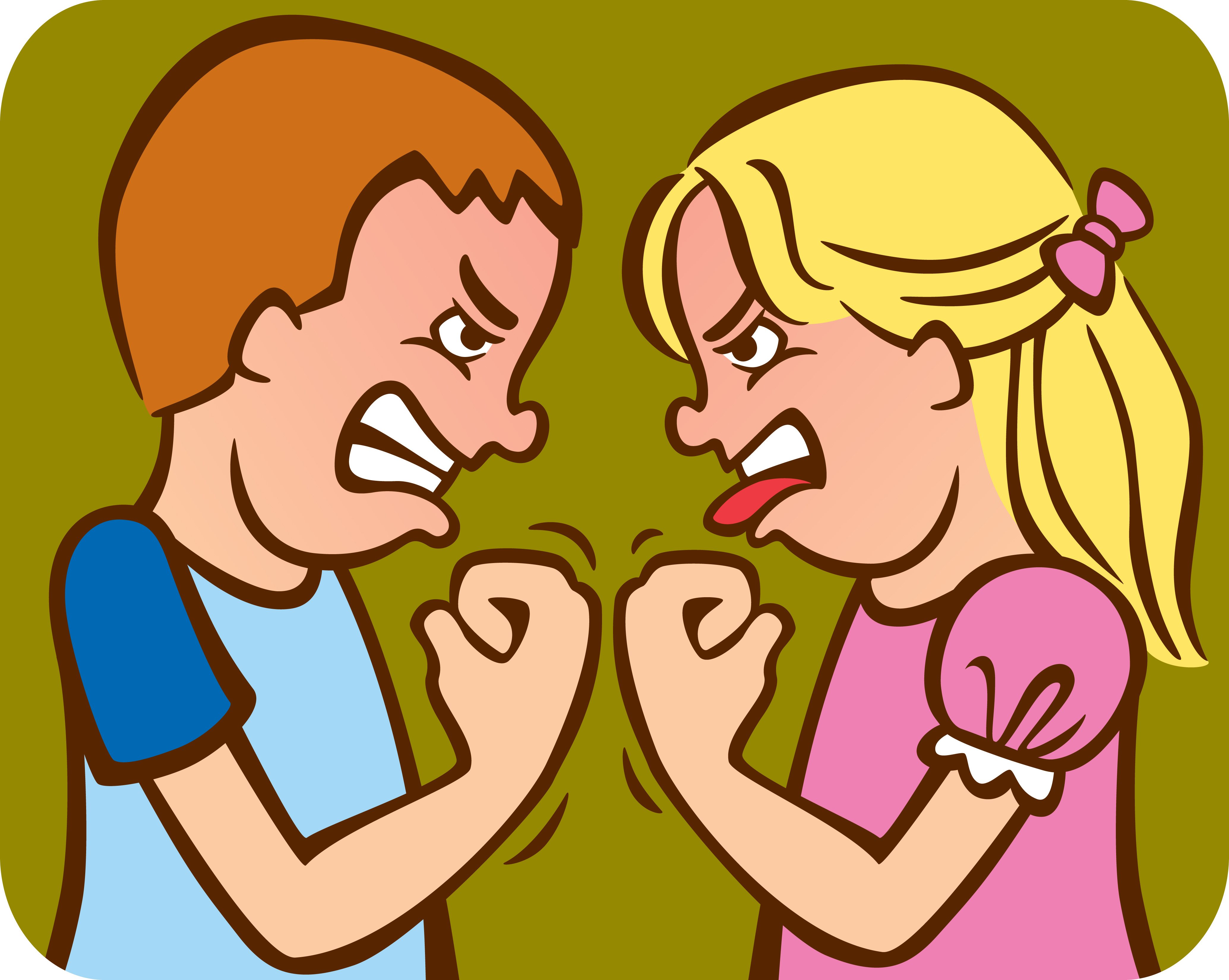Fighting parenthood by fire. Pastor clipart family quarrel