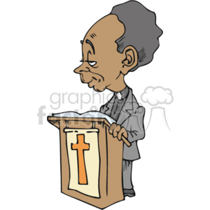 pastor clipart lectern