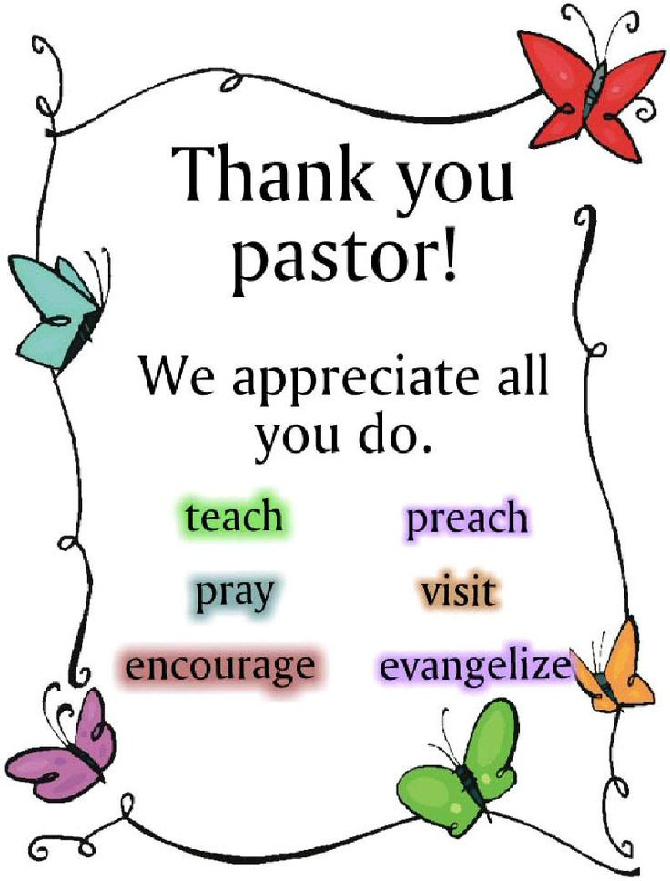 Pastor clipart thank you pastor, Pastor thank you pastor Transparent ...