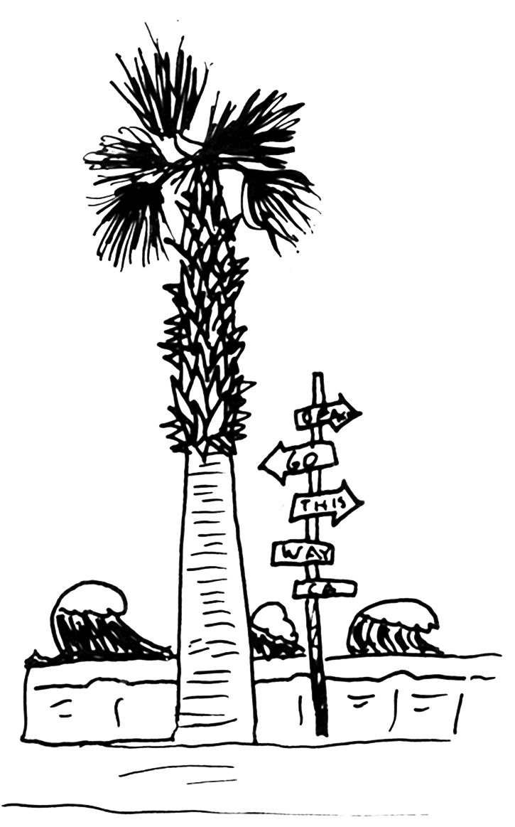 path clipart hillside