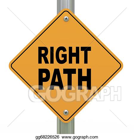 path clipart right path