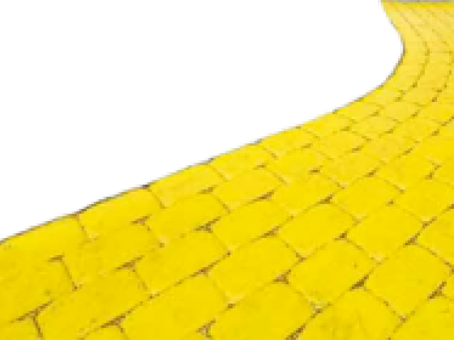 pathway clipart yellow brick road