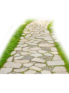 pathway clipart rock path
