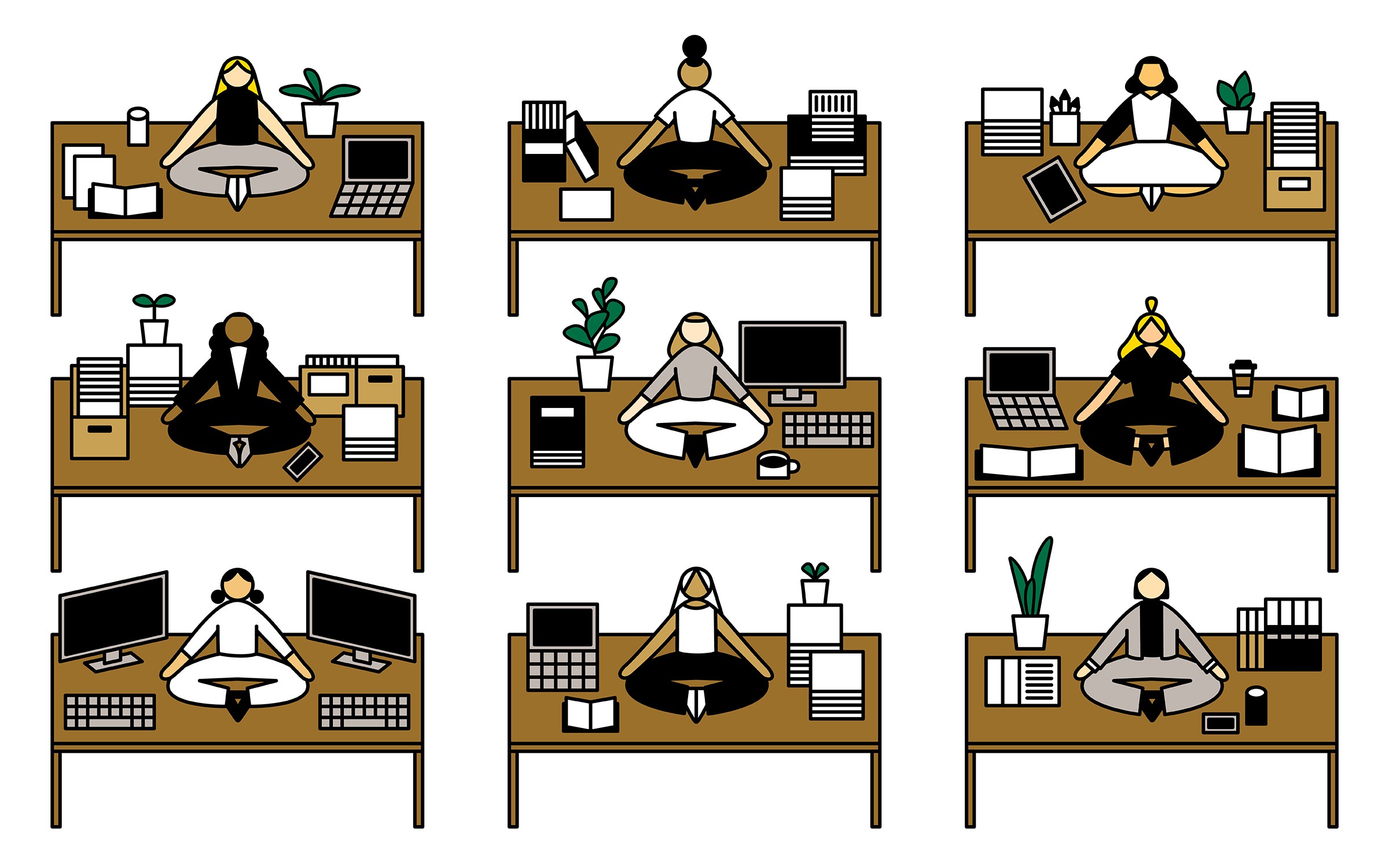 Why type a women. Patience clipart yoga woman