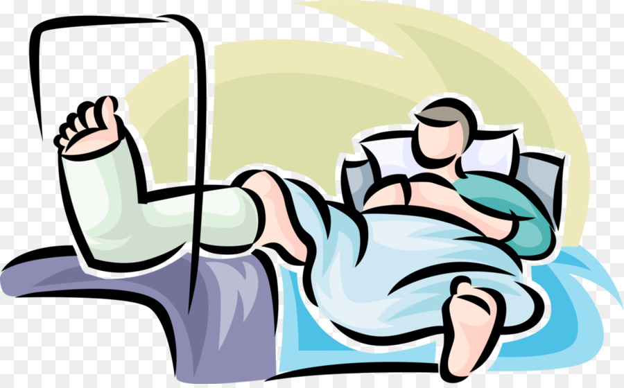 patient clipart bed illustration