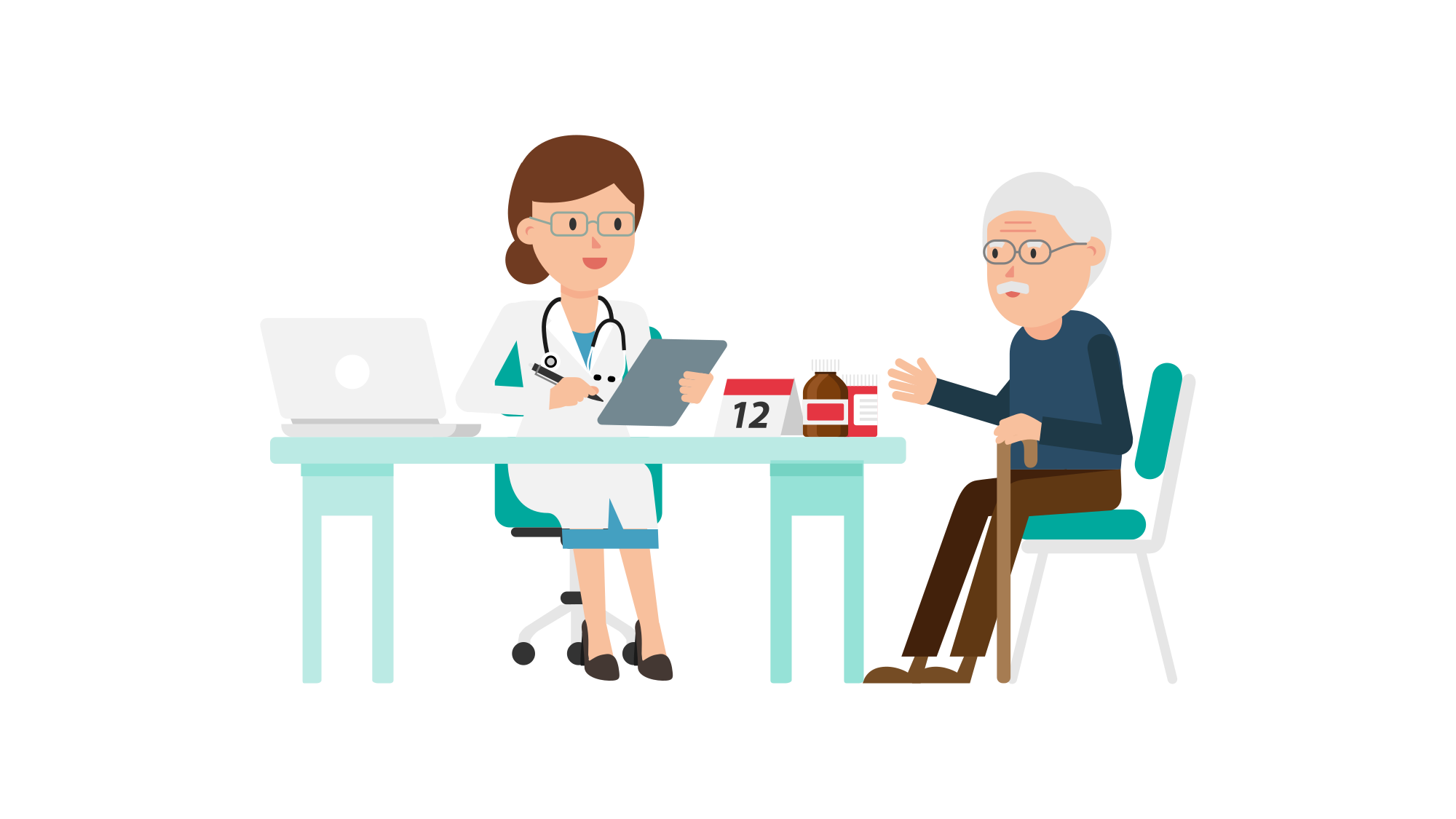 patient clipart consulting doctor