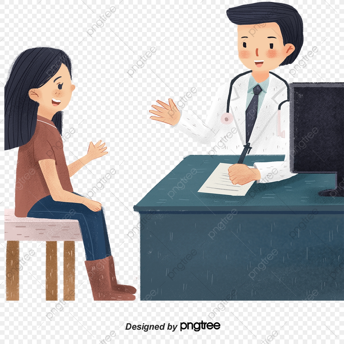 patient clipart doctor office