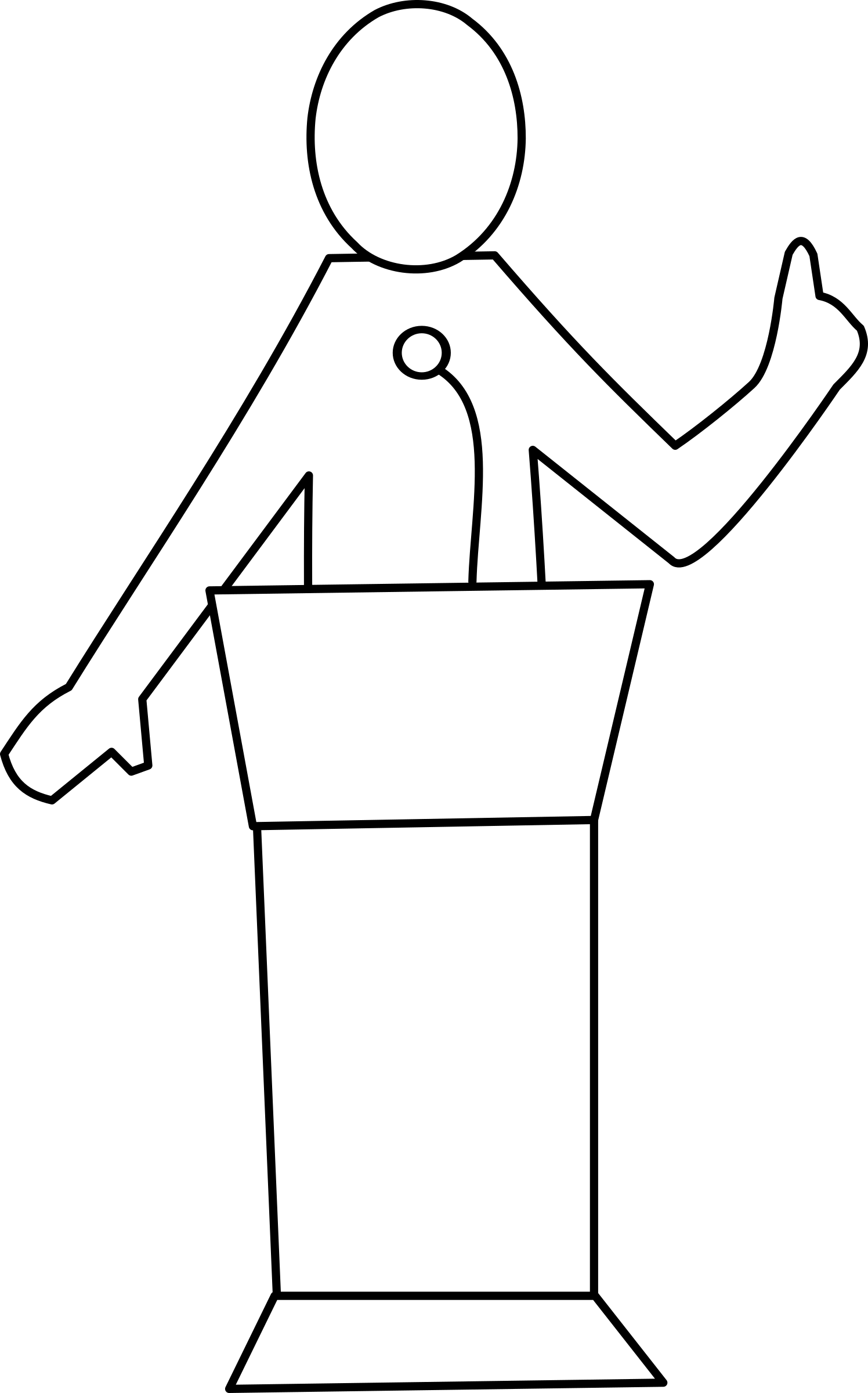 podium clipart public speaking