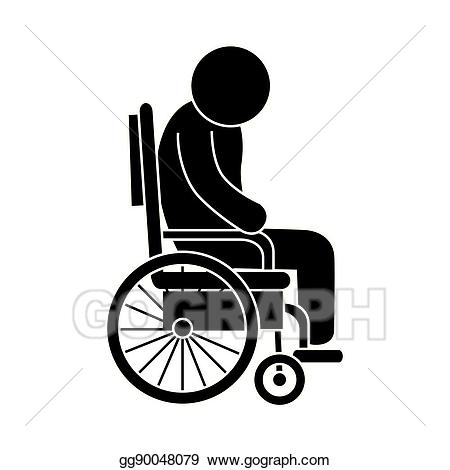 patient clipart wheelchair