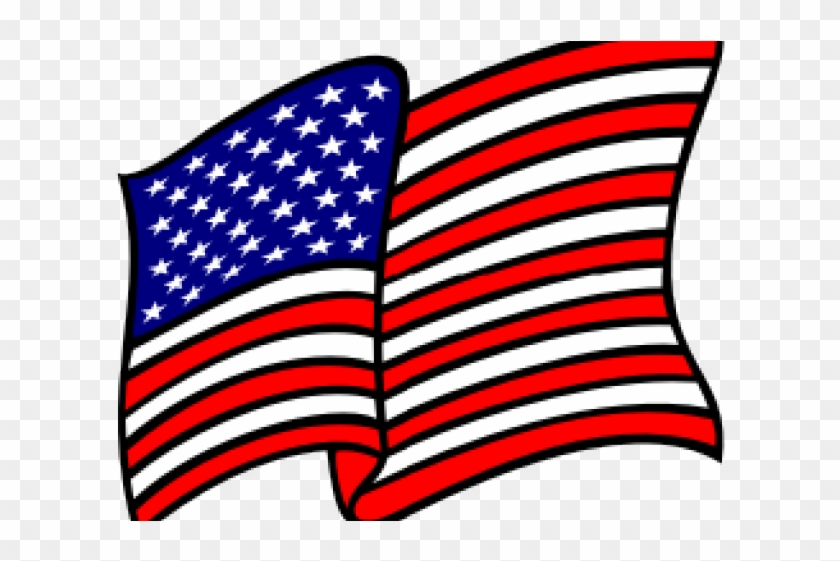 Drawn waving united states. Patriotic clipart american flag wave