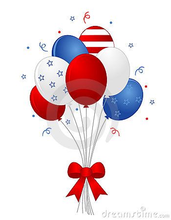 patriotic clipart balloon