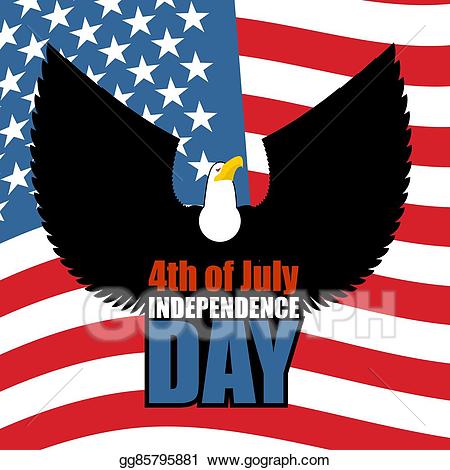 Vector independence day of. Patriotic clipart bird