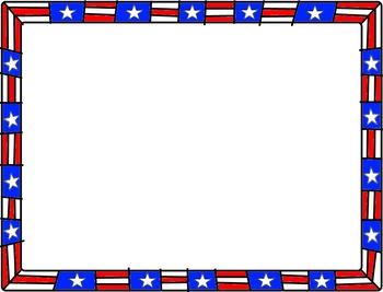patriotic clipart frame
