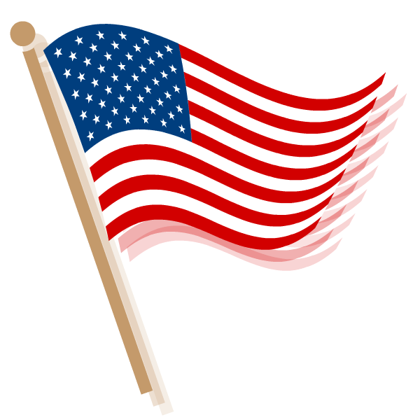 Patriotic clipart history us. American flag images free