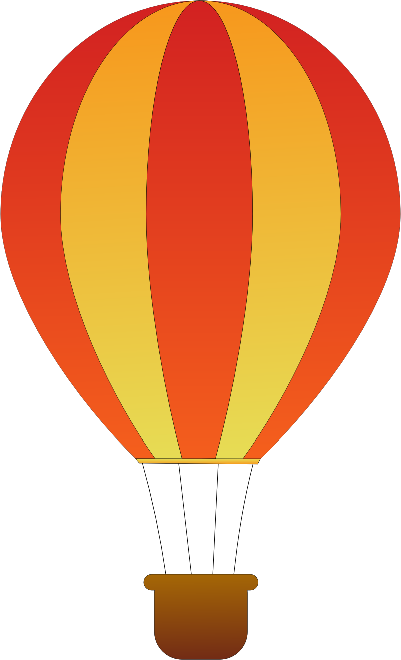 patriotic clipart hot air balloon
