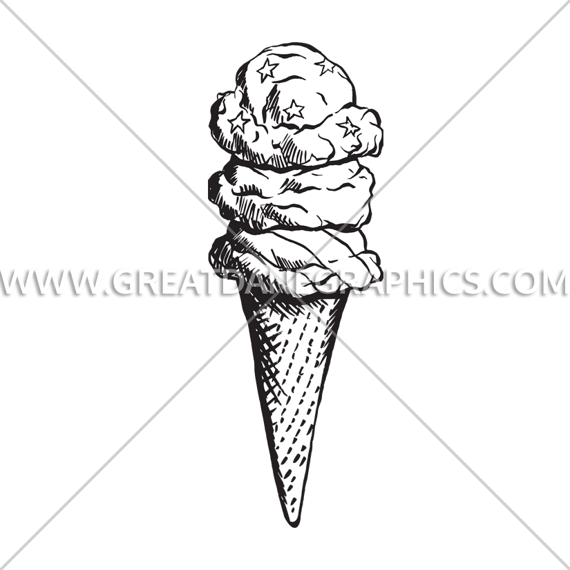 Patriotic clipart ice cream. Usa production ready artwork