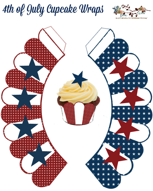 patriotic clipart patriotic cupcake