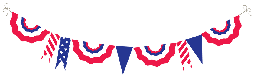 Free banner cliparts download. Patriotic clipart pennant