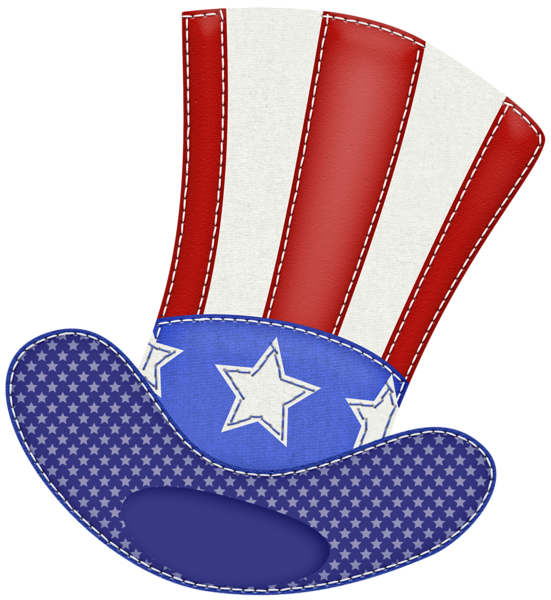 president clipart patriotic hat
