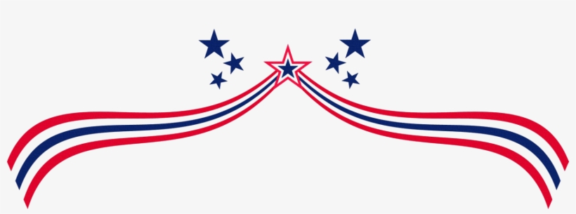 Banner th july bunting. Patriotic clipart transparent