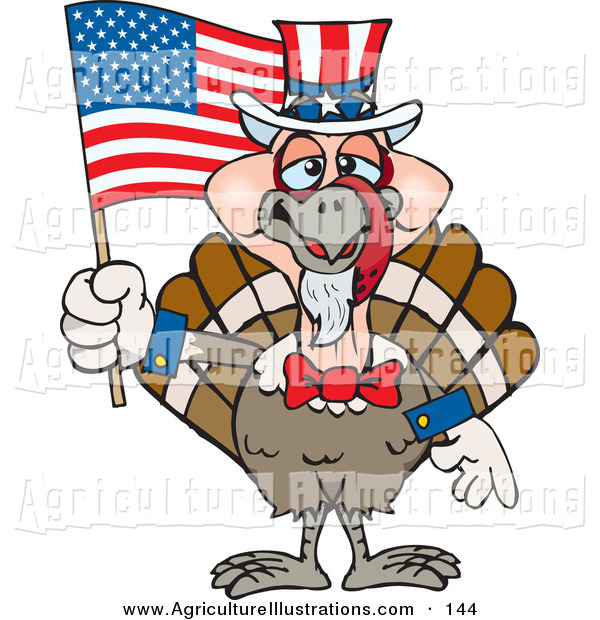 patriotic clipart turkey