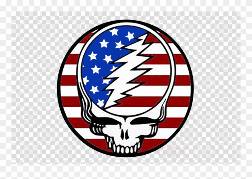Patriots clipart red. Grateful dead patriotic skeletons