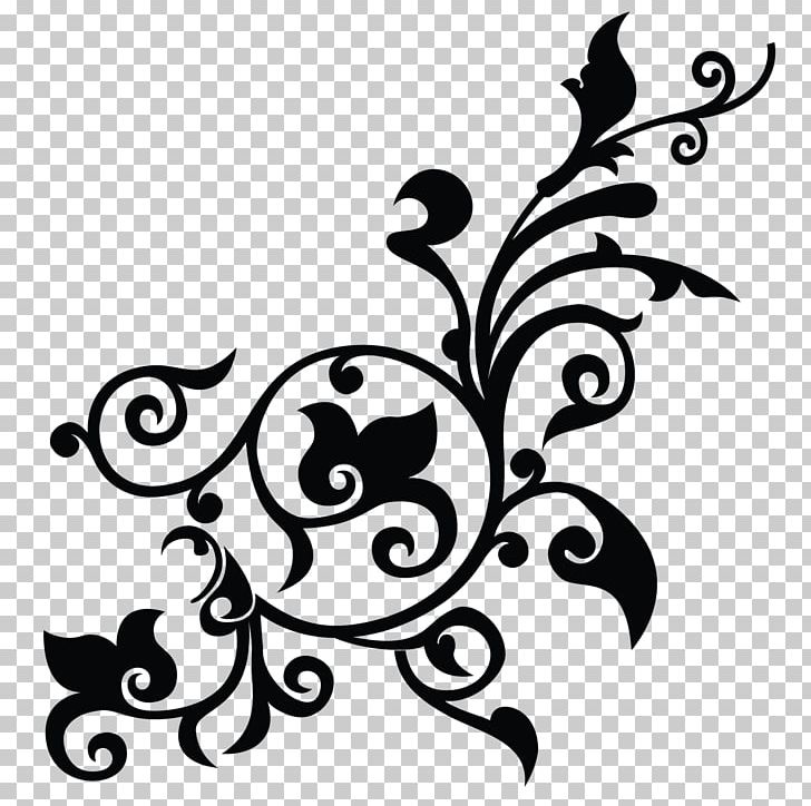 Pattern clipart artwork. Flower png black and