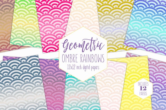 pattern clipart ombre