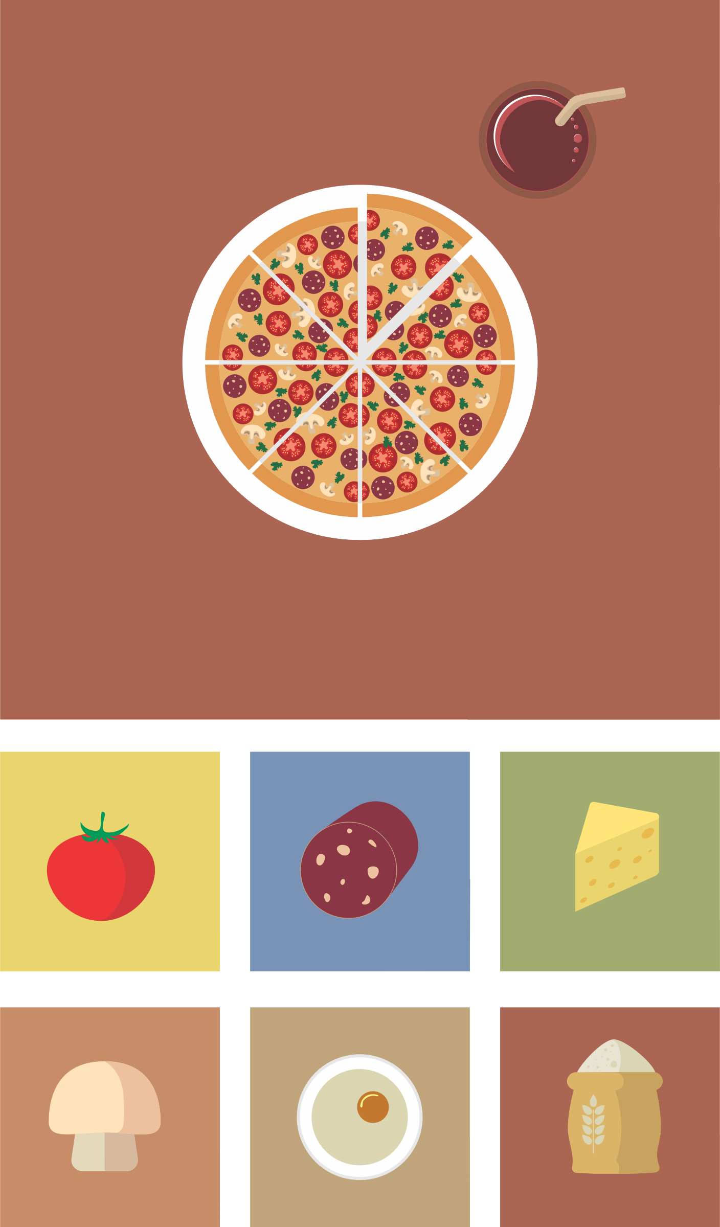 pattern clipart pizza