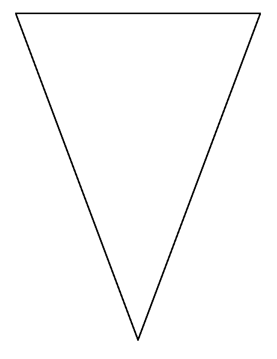 triangular clipart printable