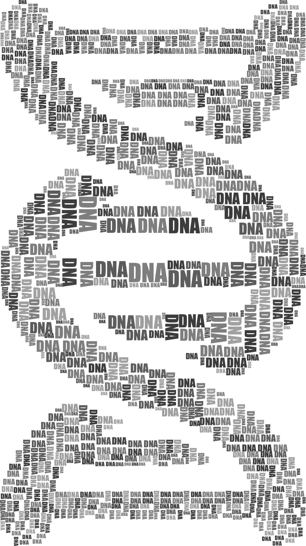 Pattern clipart word. Dna strand cloud typography