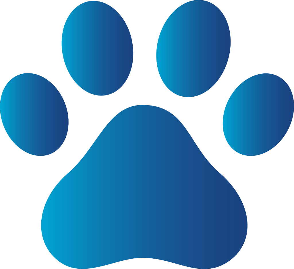 trail clipart dog paw