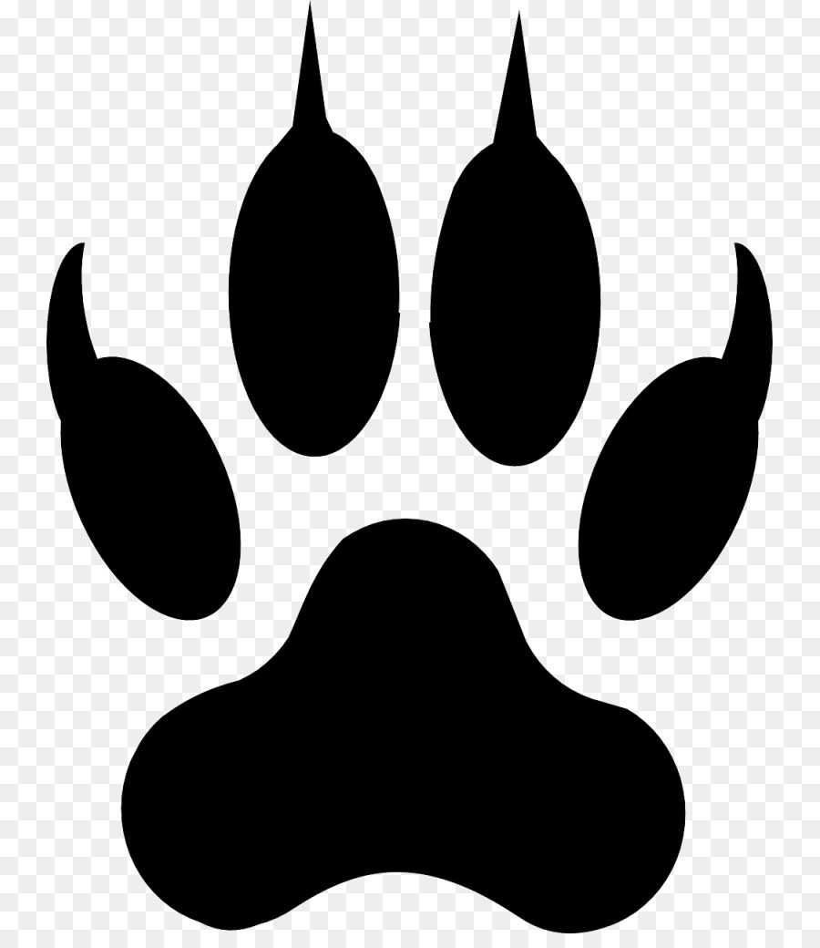 paw clipart coyote