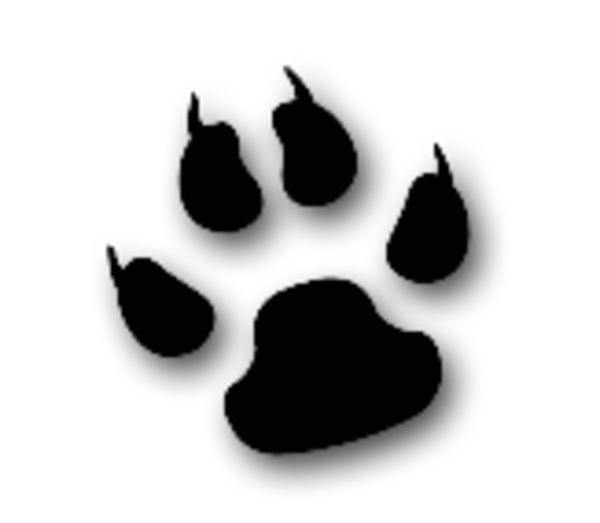 paws clipart simple cat