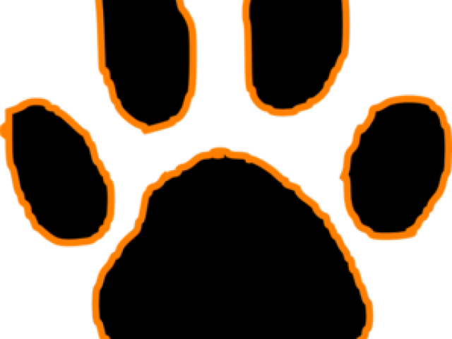 paws clipart tiger