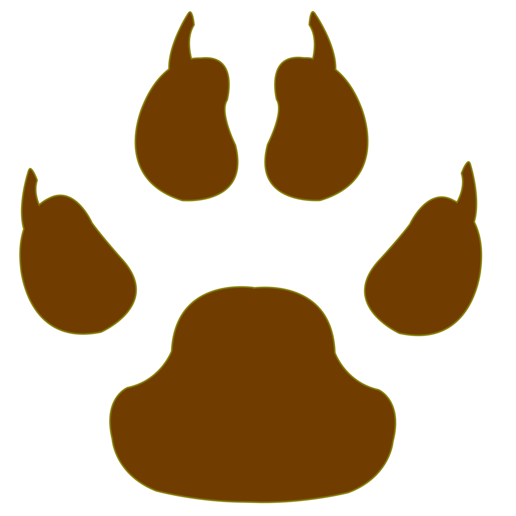 paws clipart pring