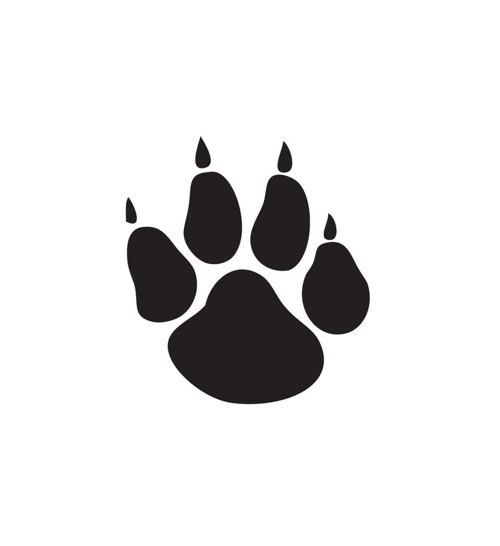 paw clipart simple