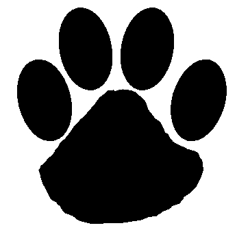 Free print download clip. Paw clipart wildcat
