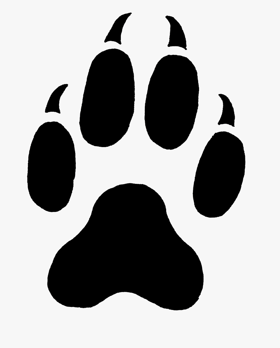 paws clipart wolf